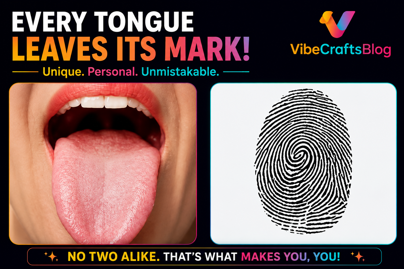 Your Tongue Has a Unique Texture Pattern